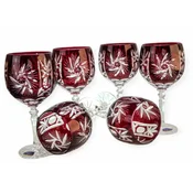 Marika Kozarci za vino Ruby Crystal 280 ml mlinček za olive