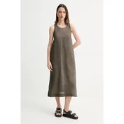 Lanena obleka MM zelena barva, 2516221018600
