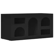 Vidaxl TV omarica ELST 80 x 35 x 40 cm Črna Konstruiran les