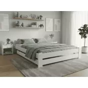 Ljubki dom Postelja Emily 160 x 200 cm bela Posteljno dno: Brez posteljnega dna, Vzmetnica: Vzmetnica Somnia 17 cm