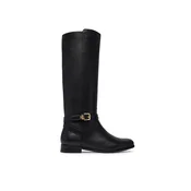 Jahalni škornji LAUREN RALPH LAUREN Brooke II Calfskin Tall Boot 802974383004 Črna