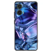 Silikonski črni ovitek za Motorola Moto G35 5G - Iris liquid