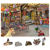 Wooden City Drvene puzzle - prodavnica igracaka M