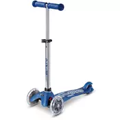 Djecji romobil Micro - Mini Deluxe Glitter LED, Navy