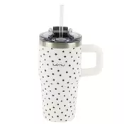 Termovka Miau - s slamico, 600 ml