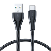 Joyroom USB kabel - USB C 3A Surpass serija za brzo punjenje i prijenos podataka 1,2 m (S-UC027A11) crni