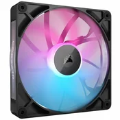 Corsair iCUE LINK RX140 RGB računalniški ventilator, 14 cm, črn