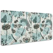 Decormat Namizna podloga Flowers and dragonflies 120x60 cm