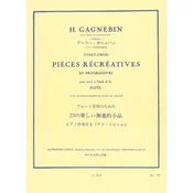 GAGNEBIN:23 PIECES RECREATIVES,FLUTE