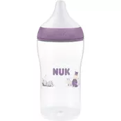 NUK Perfect Match Hippo steklenička 0m+ 260 ml