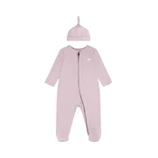 Levis Bombažen pajac za dojenčka LVN FOOTED COVERALL & HAT SET