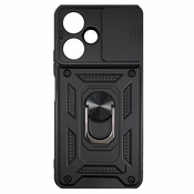 MaxMobile maskica za Xiaomi Redmi 13C 5G ANTI-SHOCK WITH RING crna