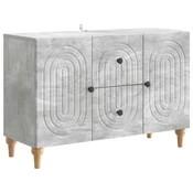 Vidaxl TV omarica Betonsko siva 89 x 34,5 x 60 cm Inženirski les