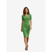 My fashion Obleka Midi zelena