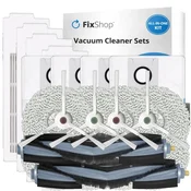 Set rezervnih dijelova za Ecovacs T20, T20 Max, T20 Pro (2x Glavna cetka, 4x Filter, 4x Bocna cetka – bijela, 8x Krpa za brisanje, 4x Vrecica za praši