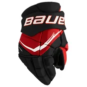 Hokejske rokavice Bauer Vapor FLYPRO Black/Red Junior 10 palcev