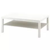 LACK Stocic za kafu, bela, 118x78 cm