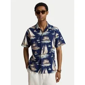 Polo Ralph Lauren Srajca 710B18631001 Mornarsko modra Regular Fit