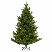 Umetna jelka Nordmann 240 cm z LED lučkami - 211-249 - PE/pvc iglice - 3001 - 6000 - DA - Zelene jelke