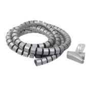 LogiLink spiralni držac za kablove 2.5m x 25mm srebrni