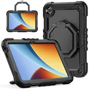 GS Ovitek za Xiaomi Redmi Pad 2 SE/Redmi Pad 2 9.7, s stojalom in naramnim trakom, črn