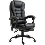 Homestar Pisarna stol z 7-točkovnim masažnim sistemom 67x79x111-121 cm črna