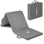 THUNDER Gimnastična zložljiva podloga za vadbo vzmetnica – trda, nedrseča, 180x60x5 cm THUNDER MG-02-GREY, (5000093908)
