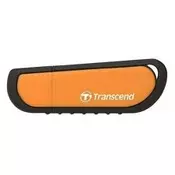 Transcend 8GB USB JetFlash V70, Silicone Rubber (Orange) - TS8GJFV70