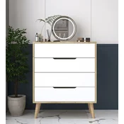 HANAH HOME Komoda Flora Sapphire Oak White