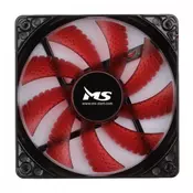 MS INDUSTRIAL COOLER CASE 12CM FAN (Red LED) Ventilator, Vazdušno hladenje, 120 x 120 x 25 mm