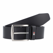 TOMMY HILFIGER Pas New Denton 4cm, črna