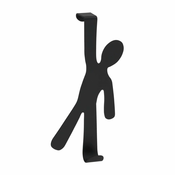 Črn obešalnik za vrata Wenko Hook Boy Door Hook