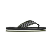 Pepe Jeans za moške. PMS90121 Japonke Miami Street črne (42), Črna, Ravna stran, Ni, Oblačila za plažo