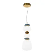 ITALUX PND-94981V-3B-GD - LED luster na sajli EVANS LED/15W/230V 3000K zlatna