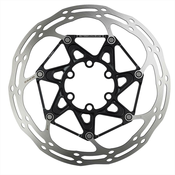 SRAM zavorni disk sredinska linija 2 kosa 180 mm črn (paket vključuje jeklene vijake) zaokrožen