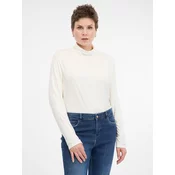Cream womens long-sleeved T-shirt ORSAY - Womens