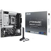 ASUS PRIME B860M-A WIFI LGA1851 mATX osnovna plošča - Intel B860, 4xDDR5, 2xM.2, 4xSATA, 2.5Gb LAN, WiFi 6E, BT, 2xDP, 1xHDMI, Aura Sync - 90MB1JY0-M0EAY0-A