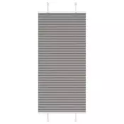 Plisirana roleta antracit 55x100 cm širina tkanine 54,4 cm