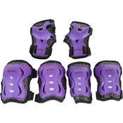 Set djecjih štitnika Byox - Sparkle, Class A, do 25 kg, ljubicasti