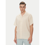 Jack & Jones Srajca Luke 12277185 Bež Relaxed Fit