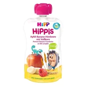 Džepni BIO Hipiji jabuka-banana-maline-cjelovite žitarice 12m + 100g Hipp