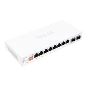 Asus Switch QG-U1080, 8-portni + 2x 10G, Beli
