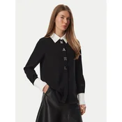 KARL LAGERFELD Srajca B4W11010 Črna Regular Fit