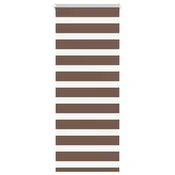Zebra zavjesa smeda 55x150 cm širina tkanine 50,9 cm poliester