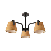 Luster na šipci AMBERG 3xE14/40W/230V braon