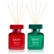 ípuro Essentials Season of Treats Peppermint Crush & Spiced Apple darilni set 2x50 ml