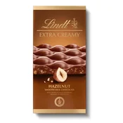 Lindt Cokolada Extra Creamy Lešnik, 80g