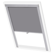 VIDAXL senčilo za zatemnitev okna C04, sivo
