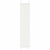vidaXL Plisirana žaluzija Bela 45x200 cm Širina tkanine 44,4 cm