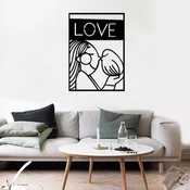 Wallity Zidna dekoracija Only Love, Crna